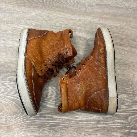 UGG Australia Brown Women's Garrin High Top Sneaker Shearling Booties 9 EU 40.5 - Picture 2 of 10